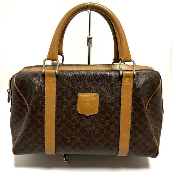 Celine Macadam Pattern Handbag Brown - Picture 1 of 8